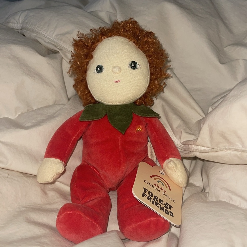 NWT Polly Poinsettia Dinky Dinkum Dolls Forrest Friends